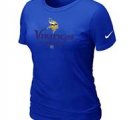 Women Minnesota Vikings Blue T-Shirt