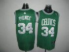 nba boston celtics #34 pierce green[white number][2011 swingman