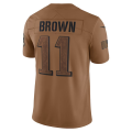 Philadelphia Eagles #11 A.J. Brown Brown 2023 Salute To Service Limited Jersey