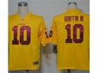 Nike NFL Washington Redskins #10 Robert Griffin III Yellow Jerseys(Elite)