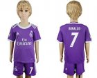 Real Madrid #7 Ronaldo Away Kid Soccer Club Jersey