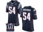 Mens Nike New England Patriots #54 Donta Hightower Elite Navy Blue Team Color Super Bowl LI Champions NFL Jersey