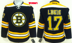 Women NHL boston bruins #17 lucic black jerseys