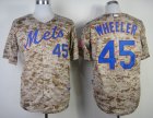 mlb jerseys new york mets #45 Wheeler camo 2014