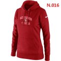 Women NEW San Francisco 49ers Heart & Soul Pullover Hoodie red