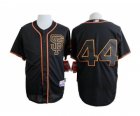 MLB san francisco giants #44 mccovey black[sf style] jerseys