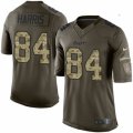 Mens Nike Kansas City Chiefs #84 Demetrius Harris Limited Green Salute to Service NFL Jersey