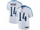 Nike Tennessee Titans #14 Eric Weems Vapor Untouchable Limited White NFL Jersey