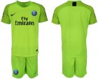 2018-19 Pari Saint-Germain Home Fluorescent Green Goalkeeper Soccer Jersey