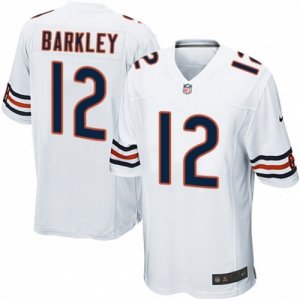 Mens Nike Chicago Bears #12 Matt Barkley Game White NFL Jersey