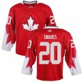 Youth Adidas Team Canada #20 John Tavares Authentic Red Away 2016 World Cup Ice Hockey Jersey