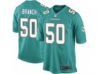 Nike Miami Dolphins #50 Andre Branch Game Aqua Green Team Color NFL Jersey