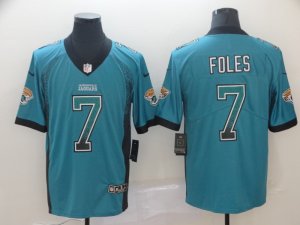 Nike Jaguars #7 Nick Foles Teal Drift Fashion Limited Jersey