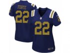 Womens Nike New York Jets #22 Matt Forte Limited Navy Blue Alternate NFL Jersey