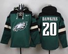 Nike Philadelphia Eagles #20 Brian Dawkins Green Player Pullover Hoodie