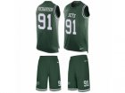Mens Nike New York Jets #91 Sheldon Richardson Limited Green Tank Top Suit NFL Jersey
