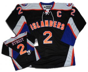 nhl new york islanders #2 streitt black