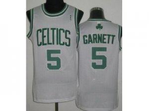 nba Boston Celtics #5 Kevin Garnett white jerseys[Revolution 30]
