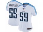 Women Nike Tennessee Titans #59 Wesley Woodyard Vapor Untouchable Limited White NFL Jersey