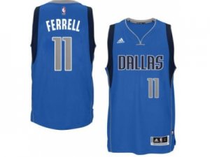 Mens Dallas Mavericks #11 Yogi Ferrell adidas Royal Blue Swingman climacool Jersey