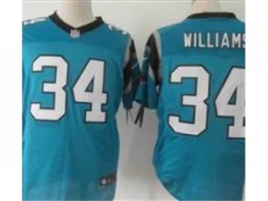 Nike NFL Carolina Panthers #34 DeAngelo Williams Lt.blue Jerseys(Elite)