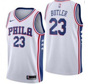 76ers #23 Jimmy Butler White Nike Swingman Jersey