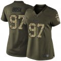 Women Nike San Diego Chargers #97 Joey Bosa Green Stitched NFL Limited Salute to Service Jersey