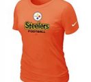 Women Pittsburgh Steelers Orange T-Shirt