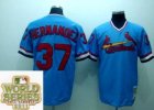 2011 world series mlb st.louis cardinals #37 HERNANDEZ Blue