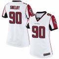 Womens Nike Atlanta Falcons #90 Derrick Shelby Limited White NFL Jersey