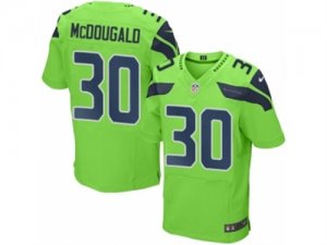 Mens Nike Seattle Seahawks #30 Bradley McDougald Elite Green Rush NFL Jersey