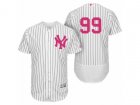 2017 Mother's Day New York Yankees #99 Aaron Judge White Jersey