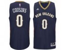 Mens New Orleans Pelicans #0 DeMarcus Cousins adidas Navy Player Swingman Jersey