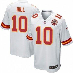 Mens Nike Kansas City Chiefs #10 Tyreek Hill Game White NFL Jersey