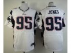 Nike NFL New England Patriots #95 Chandler Jones white Jerseys(Elite)