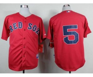 mlb jerseys boston red sox #5 red