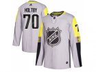 Men Adidas Washington Capitals #70 Braden Holtby Gray 2018 All-Star Metro Division Authentic Stitched NHL Jersey