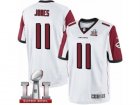 Mens Nike Atlanta Falcons #11 Julio Jones Limited White Super Bowl LI 51 NFL Jersey