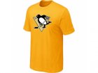 NHL Pittsburgh Penguins Big & Tall Logo Yellow T-Shirt