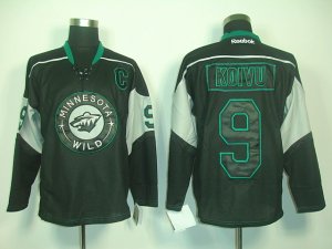 nhl minnesota wild #9 koivu black