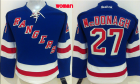 Women NHL New York Rangers #27 Ryan McDonagh Blue Jerseys