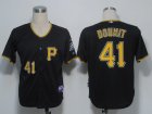 MLB Pittsburgh Pirates #41 Doumit Black[Cool Base]