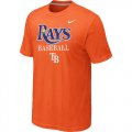 Nike MLB Tampa Bay Rays 2014 Home Practice T-Shirt - Orange