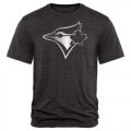 Toronto Blue Jays Fanatics Apparel Platinum Collection Tri-Blend T-Shirt Black