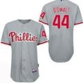 Philadelphia Phillies #44 Roy Oswalt gray