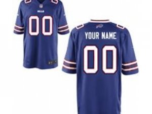 Men\'s Nike Buffalo Bills Customized Game Team Color Jerseys (S-4XL)