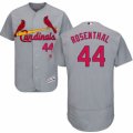 Mens Majestic St. Louis Cardinals #44 Trevor Rosenthal Grey Flexbase Authentic Collection MLB Jersey