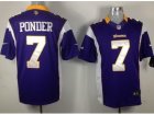 Nike Minnesota Vikings #7 Christian Ponder Purple[Limited]Jerseys