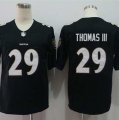 Nike Ravens #29 Earl Thomas III Black Vapor Untouchable Limited Jersey