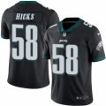 Youth Nike Philadelphia Eagles #58 Jordan Hicks Limited Black Rush NFL Jersey